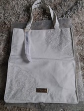 New Bvlgari Parfum Cream Shopping Tote   Embroidered  Bag Designer New.