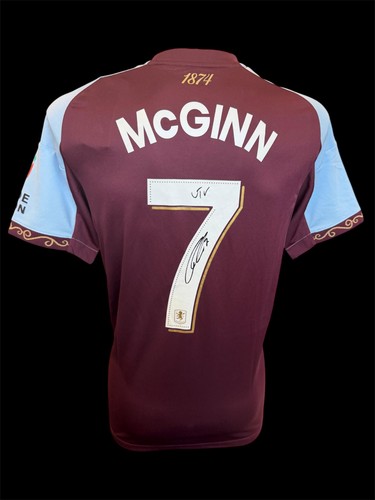John mcginn signed aston - mcginn,