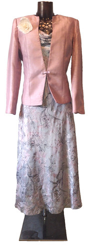 Jacques vert silver pink dress - vert,