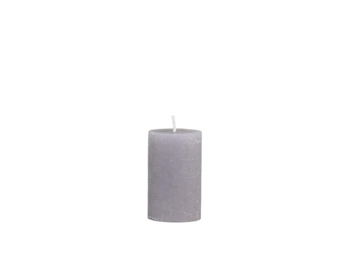 French grey pillar candles - grey,