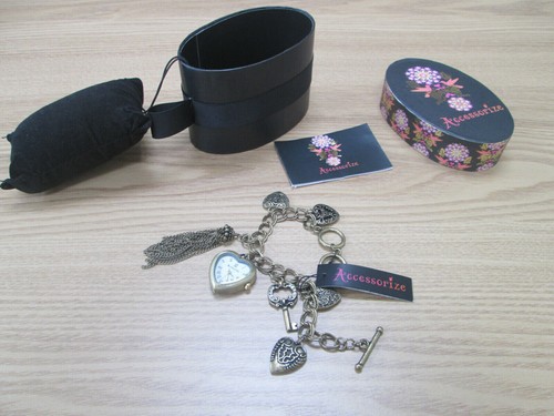 Ladies watch with dangling - with,