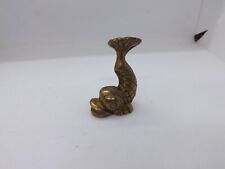 Vintage BRASS Maltese DOLPHIN
