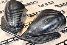 WRC Style Carbon Fiber Mirror Set For: Mitsubishi Lancer Evo 7 8 9 CT9A 03-07