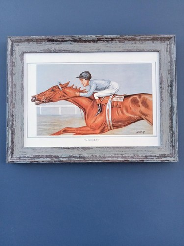 Framed vanity fair - vanity, jockey
