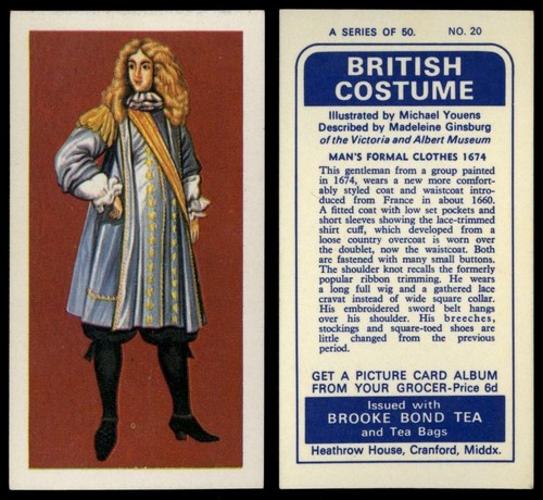Man formal clothing 1674 - man's,