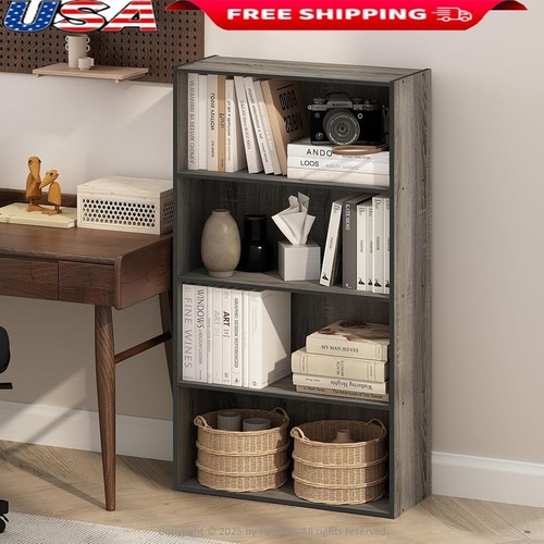 Compact modern bookshelf open - compact,