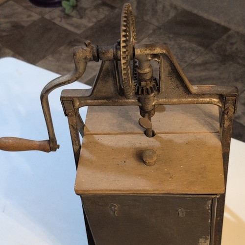 Antique primitive metal butter - primitive,