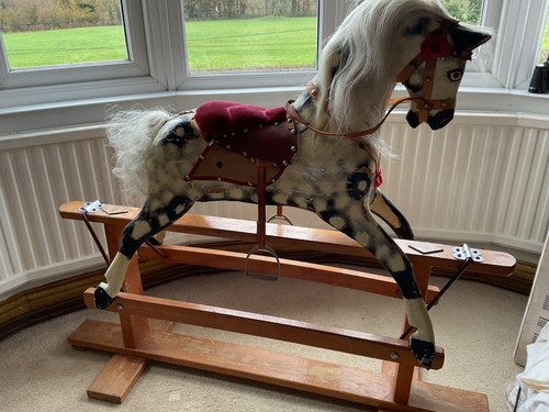 Vintage rocking horse - rocking, horse.