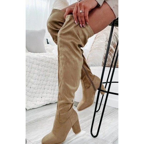Guess over knee - over, tan