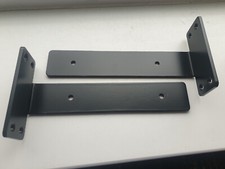 One Pair of Floating Shelf Brackets 22cm (8 inch) by Heart Art