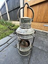 VINTAGE NAUTICAL NARROW BOAT SHIPS “ANCHOR” MARITIME LAMP LANTERN PROJECT