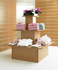 3 Tiered Square Style Slatwall