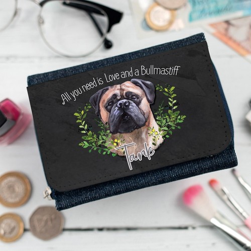 Personalised bullmastiff purse - personalised,
