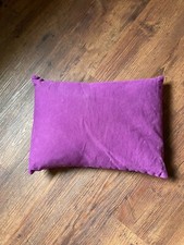 wheat bag microwave pillow - with purple cover