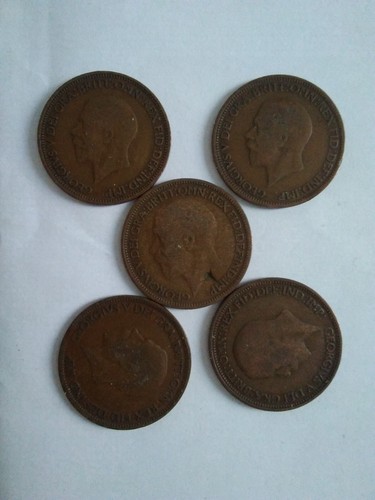 Shove halfpennies george set - v,