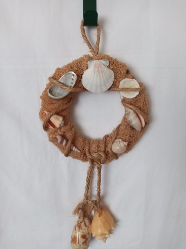 Loofah and seashell nautical - loofah,