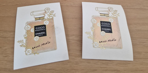 Chanel perfume cards - chanel,