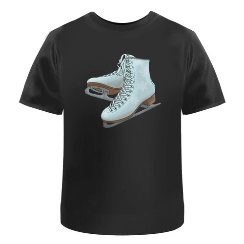 Ice skates unisex cotton - 'ice, skates'