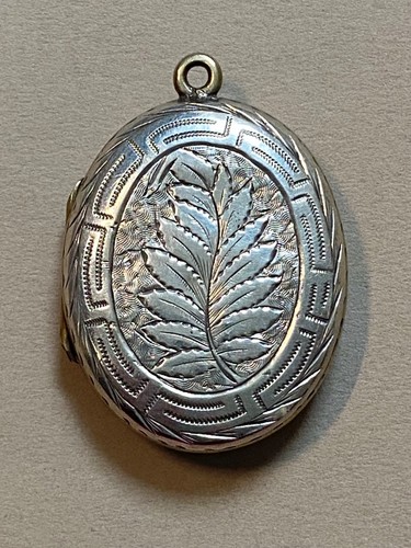 Victorian silver back - back, &