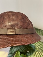 Gucci Leather Bucket Hat –