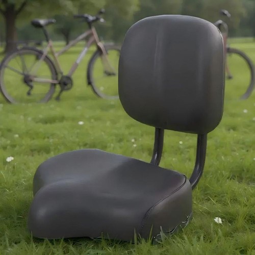 With backrest bike - with, wide