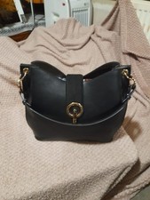 Luella Grey Black Leather Hobo Tote Bag Lottie Winter Bag