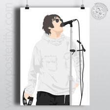 LIAM GALLAGHER Oasis Knebworth 2022 Live Minimalist Poster Posteritty Art print
