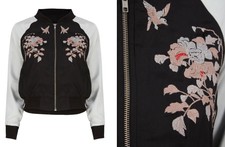Ladies Full Zip Floral
