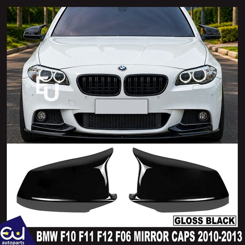 Glossy black mirror cover - black,