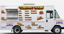 Burger van catering trailer - burger,