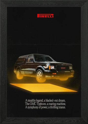 Gmc typhoon vintage - gmc, framed