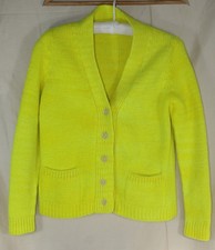 dosa yellow chunky cardigan