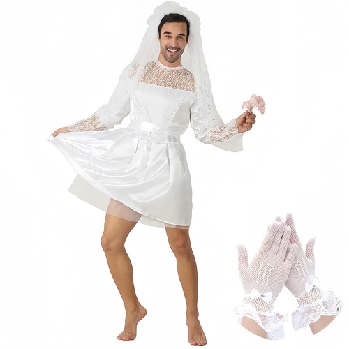 Halloween men bride costume - halloween,