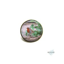  Robin Bird Gold Plated Pin