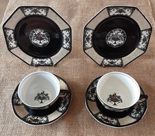 2 Wedgwood & Co Ltd Nanette Vintage/Antique Tea Cups, saucers & side plates