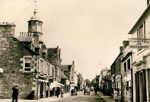 Dingwall high street from the - dingwall,