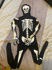 Kids Skeleton Morph Suit Size L
