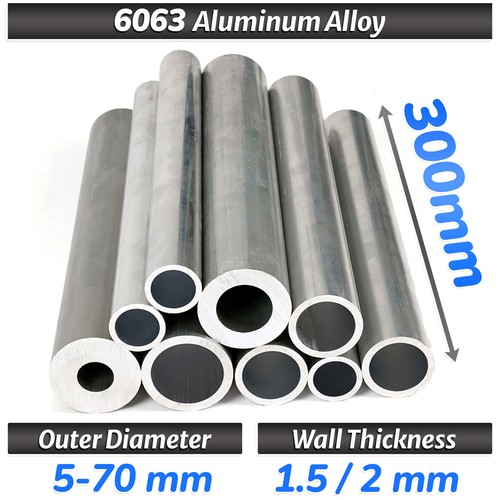 Aluminium round tube - round, pipe