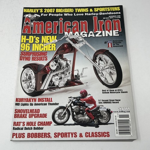 2006 american iron magazine - american,