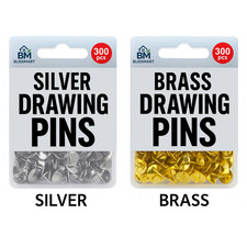 300 Brass Drawing Pins Gold or