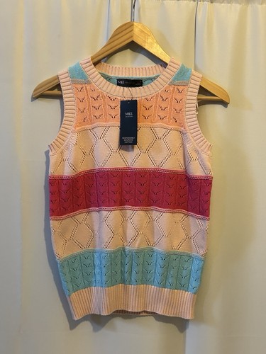 Pastel pointelle knitted - pastel,