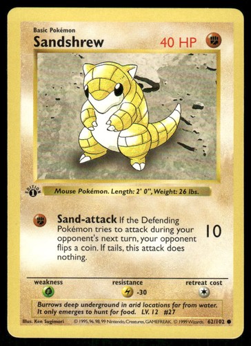 Pokemon cards sandshrew - cards,