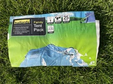 Halfords 4 Man Tent With 3 Sleeping Bags And One Double Air Bed