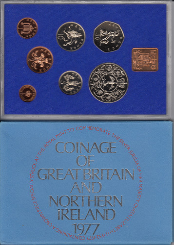 1977 royal mint coinage - 1977,