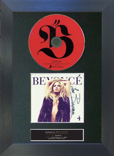 Beyonce signed mounted - 4, cd
