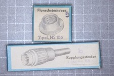 GDR microphone connector 7 pin coupling plug and socket