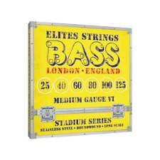 Elites Stadium Series Stainless Steel 25-125 6-String Bass Guitar Strings