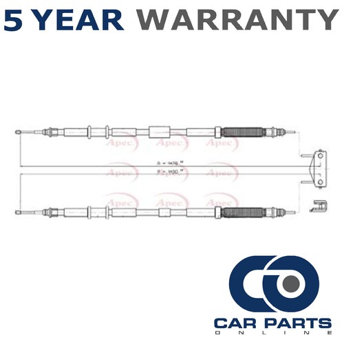 Hand brake cable - hand, cpo