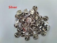 wholesale brass lapel badge post tac pin butterfly backs clutch clasp clips hold