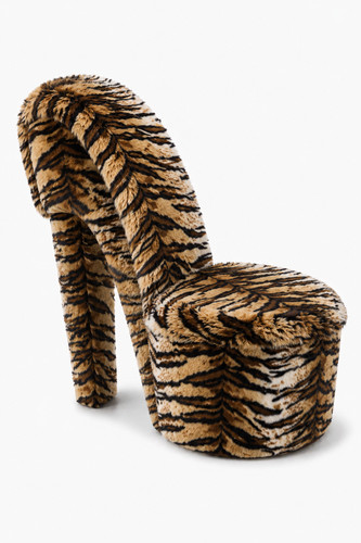 Animal faux fur chair - faux,